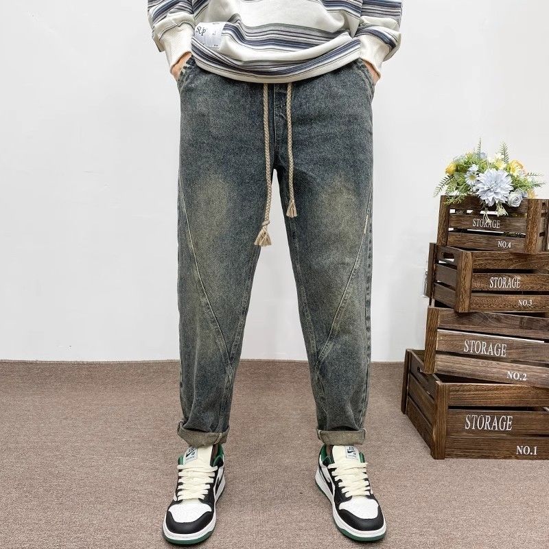Nouveau Jean Rétro Tendance Or - Streetwear Brand Clothing avis et prix