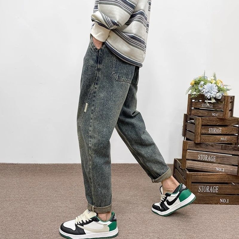 Nouveau Jean Rétro Tendance Or - Streetwear Brand Clothing avis et prix