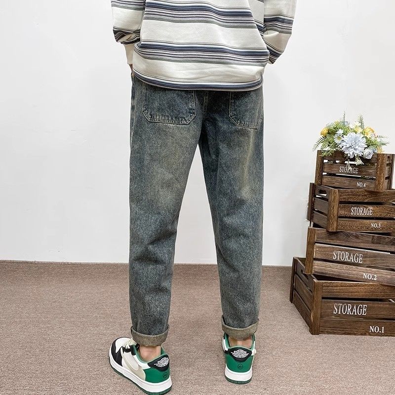 Nouveau Jean Rétro Tendance Or - Streetwear Brand Clothing avis et prix