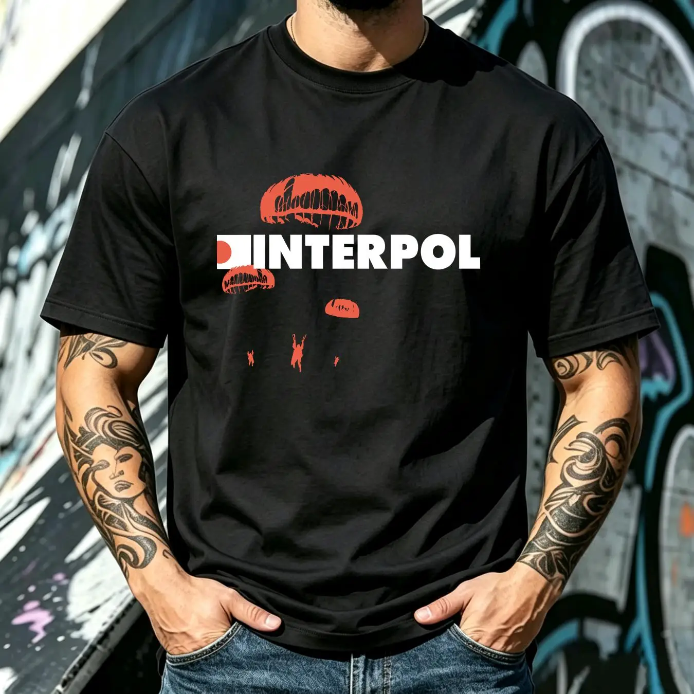 T-shirt lavé Interpol, style r - Streetwear Brand Vintage avis et prix