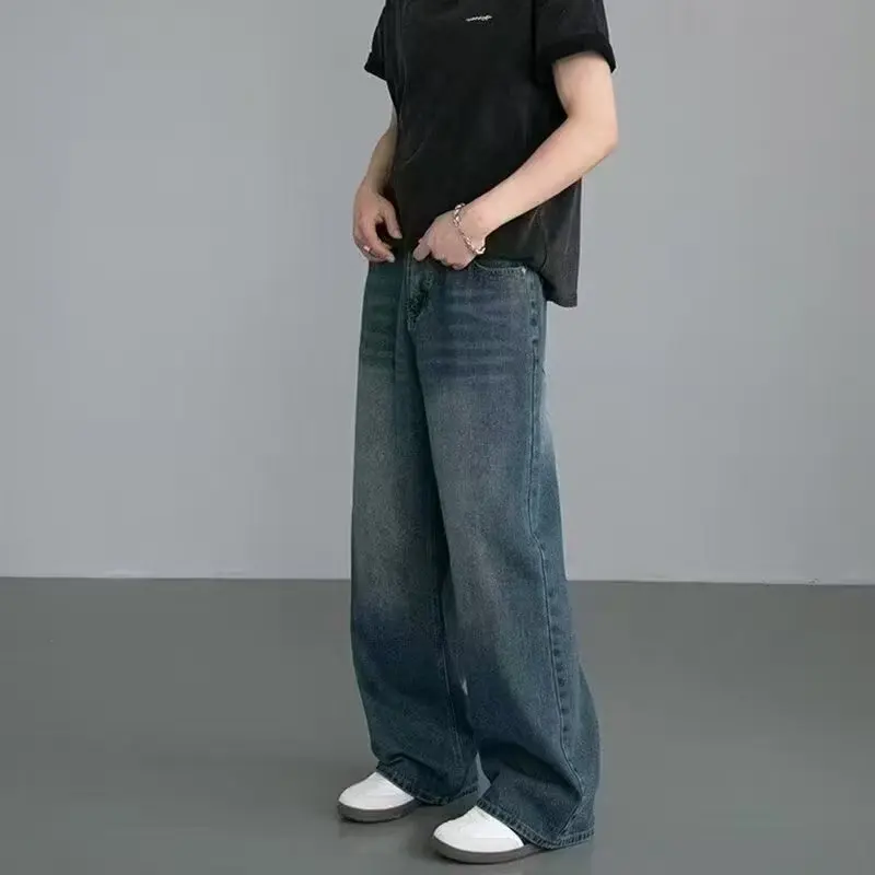 Jeans larges pour hommes, mode - Streetwear Brand Denim avis et prix